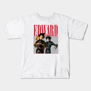 Edward Scissorhands retro movie Kids T-Shirt
